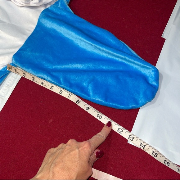 Shark blue costume BLANKET sleeping bag COSTUME hoodie full suit youth large - Picture 3 of 12